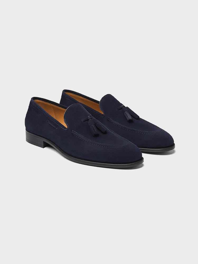 Tassel Suede Loafers